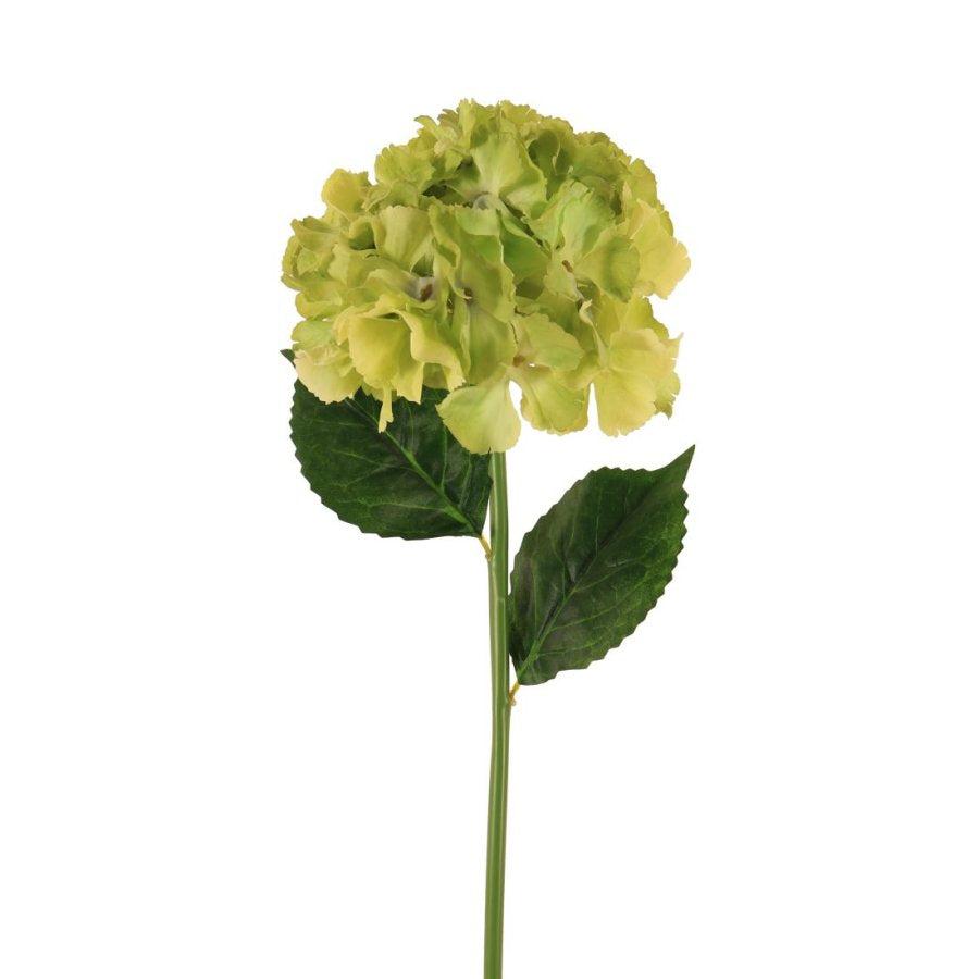 French Hydrangea Faux Flowers- Pale Green