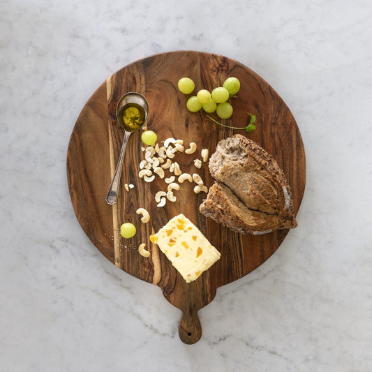 Acacia Round Chopping Board - Bumble Living