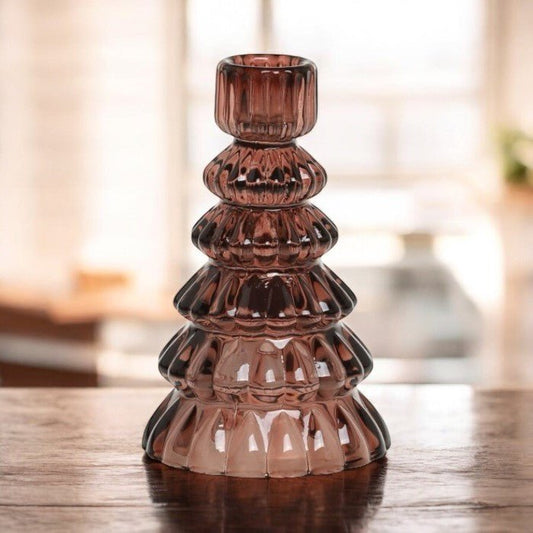 Christmas Tree Cherry Candlestick Holder - Bumble Living