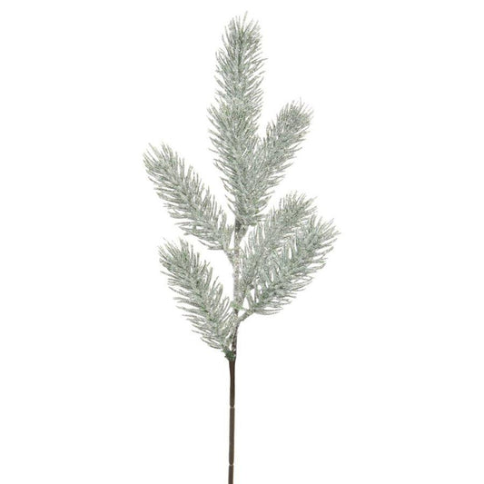 Glittered Spruce Faux Stem - Bumble Living