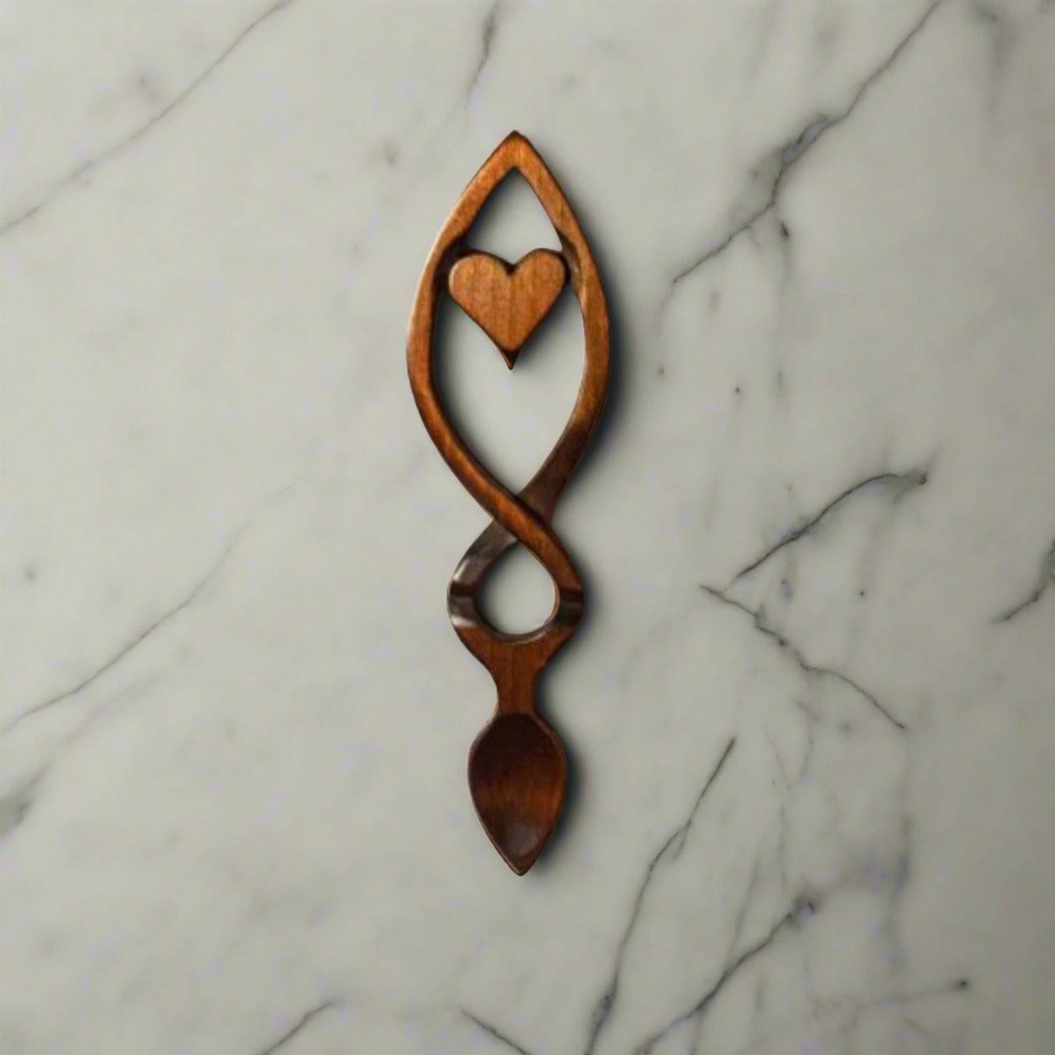 Hearts Secured in Faith Welsh Love Spoon - Bumble Living