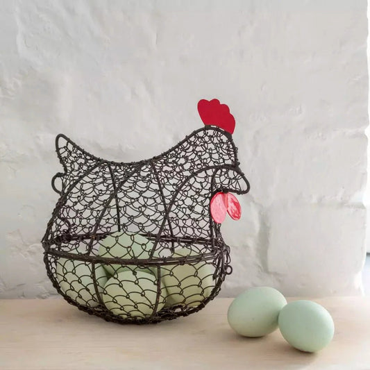 Henrietta Wire Egg Basket - Bumble Living