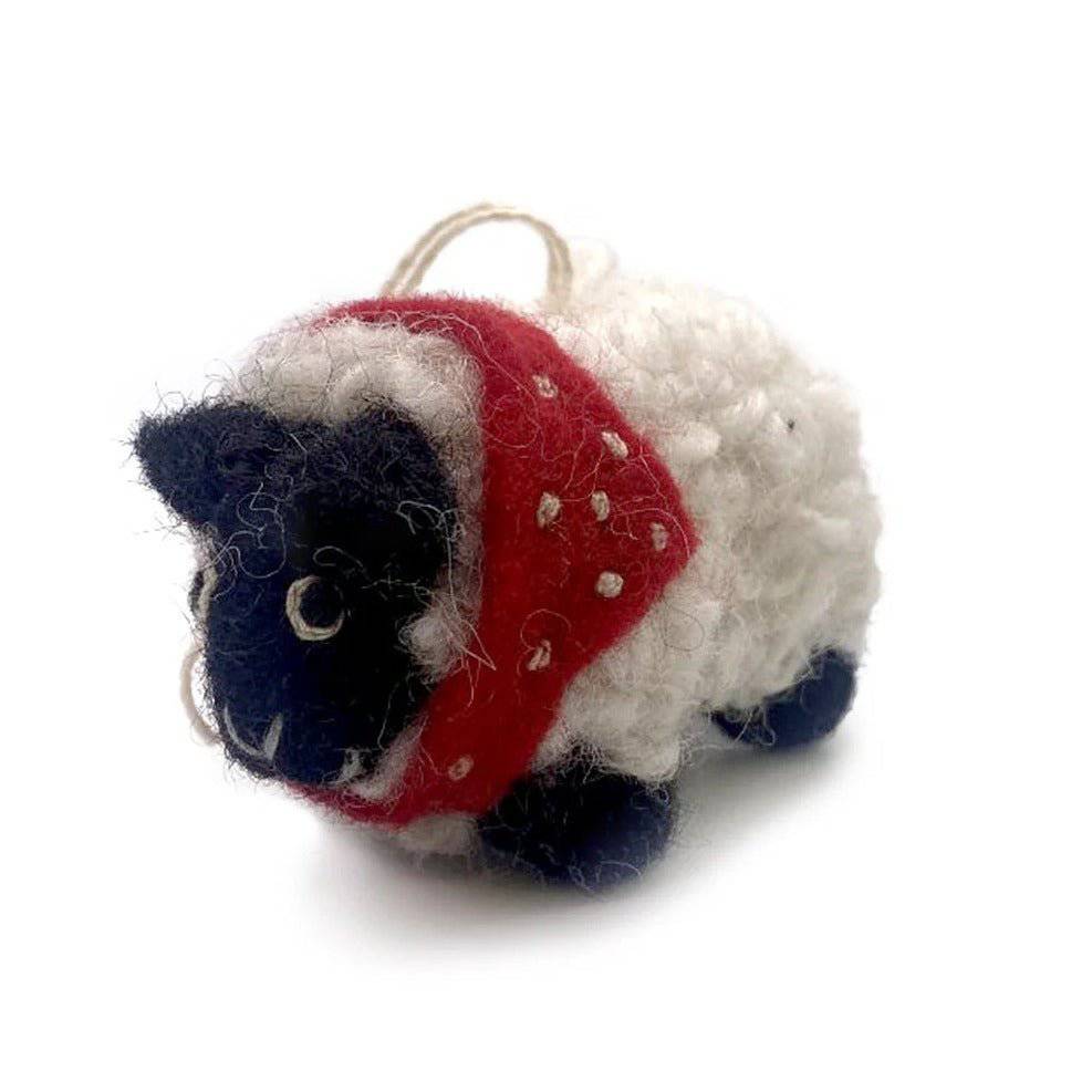 Mini Sheep Pocket Pal Felt Decoration - Bumble Living