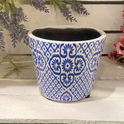 Old Style Dutch Pot Blue 6 Assorted Styles - Bumble Living