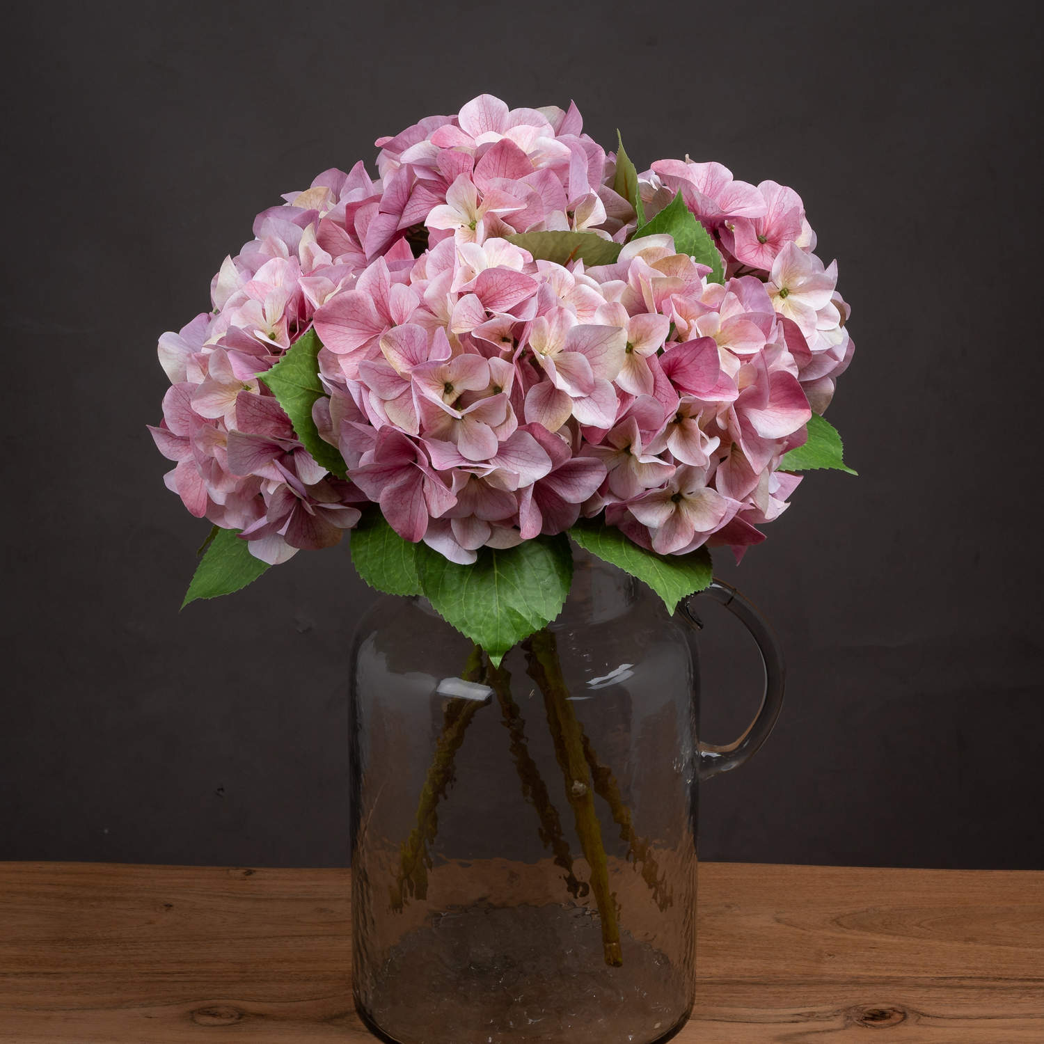 Shabby Pink Single Hydrangea - Bumble Living