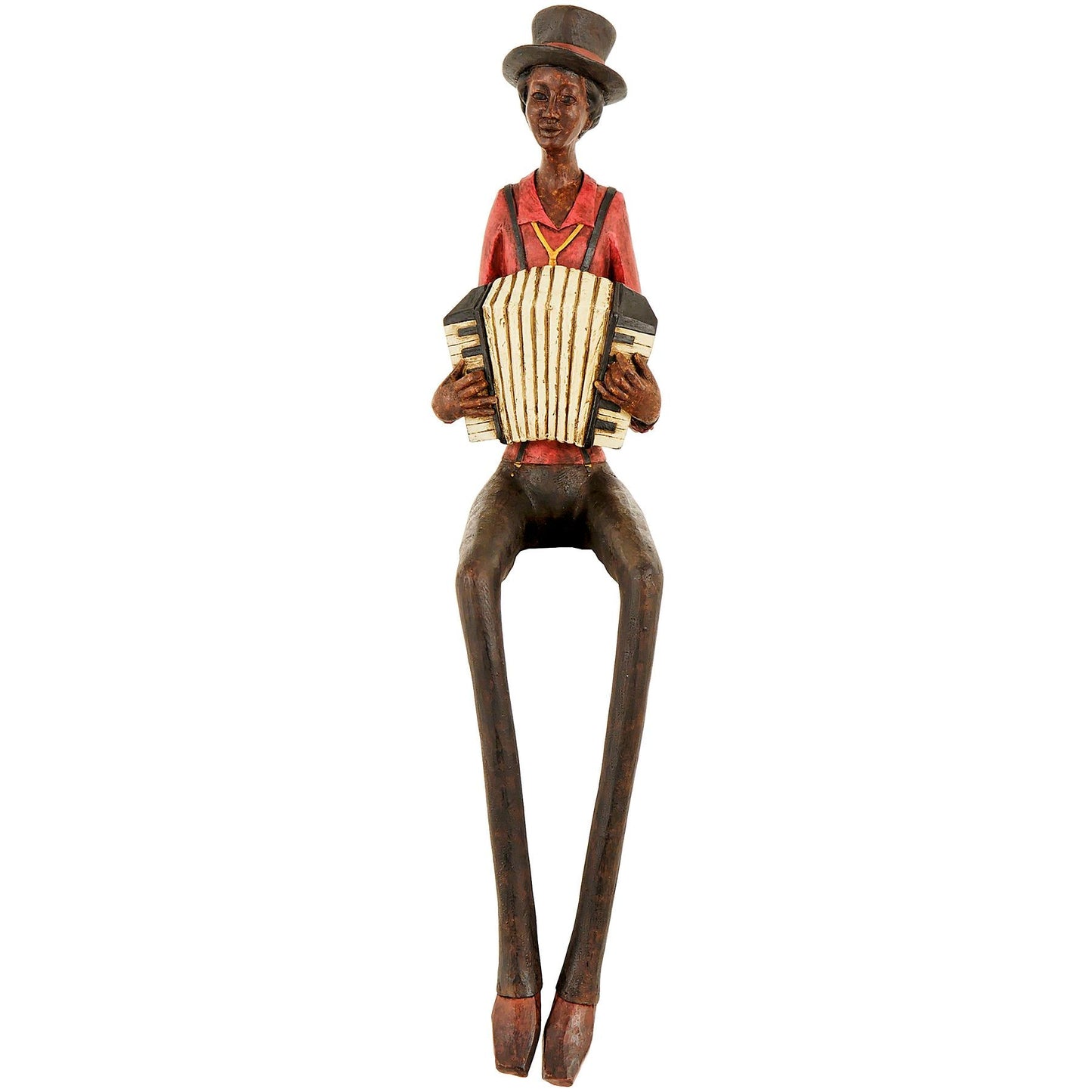 Sitting Jazz Band Squeeze Box Ornament - Bumble Living