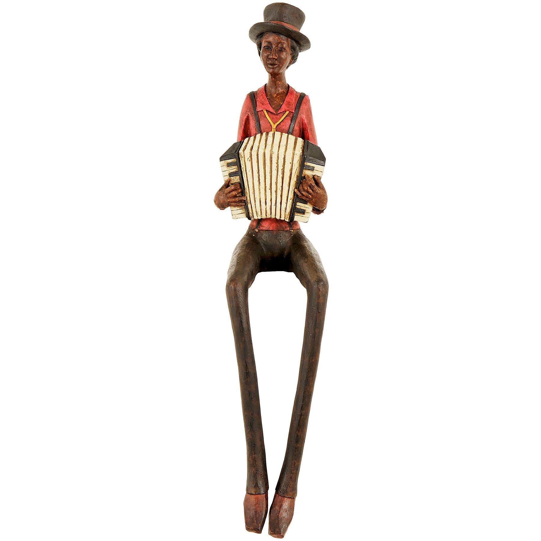 Sitting Jazz Band Squeeze Box Ornament - Bumble Living