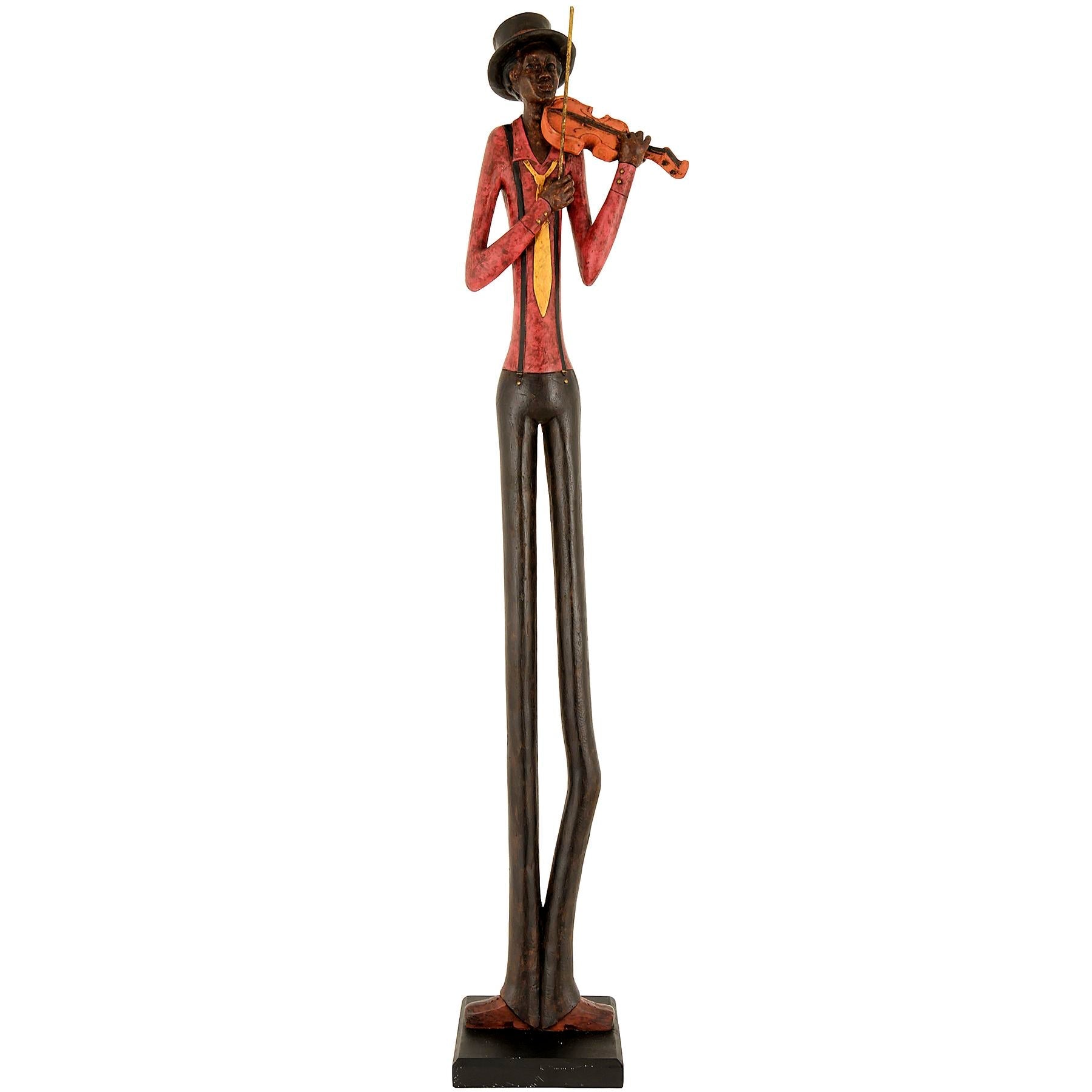 Standing Jazz Band Violinist Ornament - Bumble Living