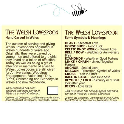 Valentine Welsh Love Spoon - Bumble Living