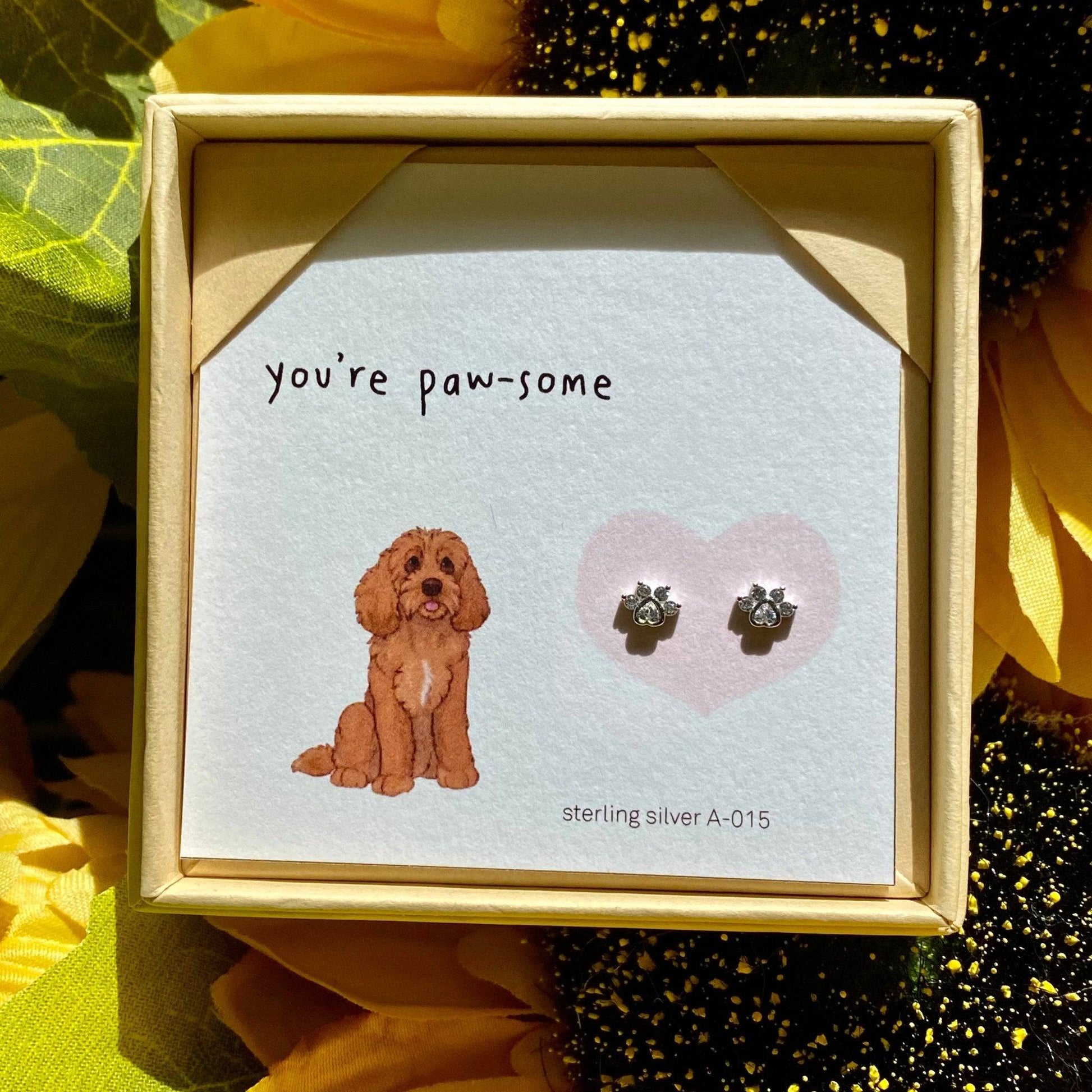 You're Paw-Some' Cockerpoo Earrings - Bumble Living