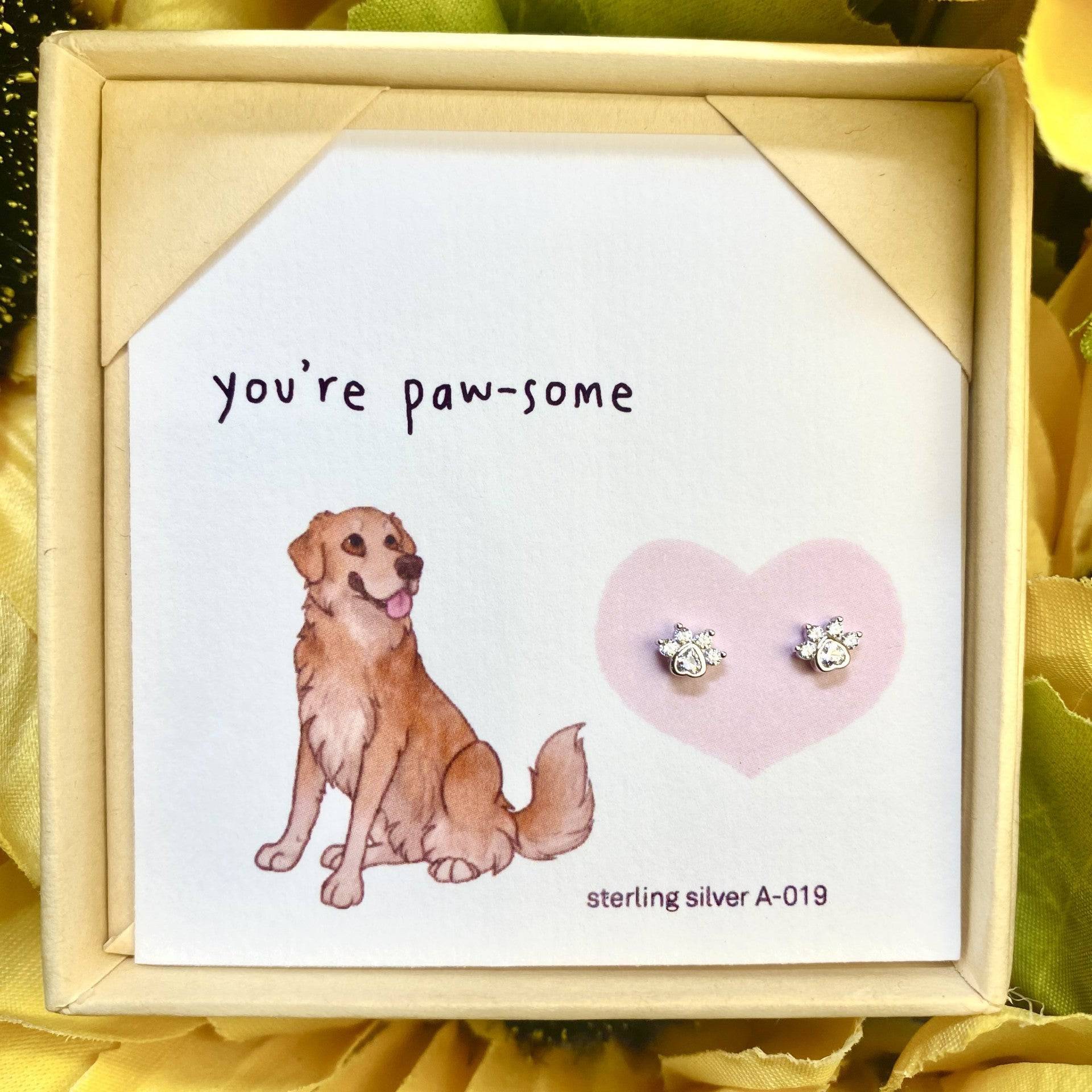 You're Paw - Some' Golden Retriever Earrings - Bumble Living