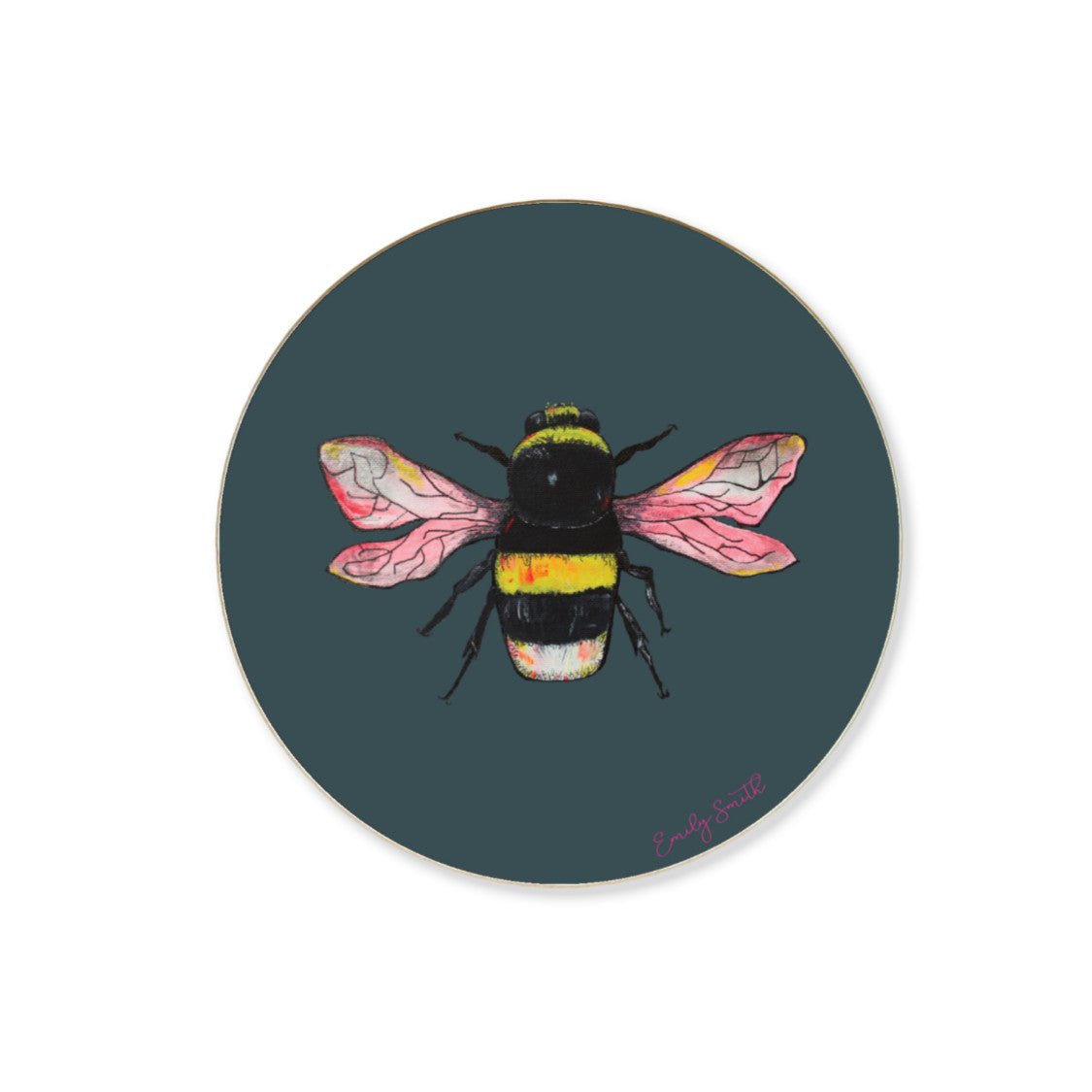 Bella the Bee Round Coaster - Bumble Living
