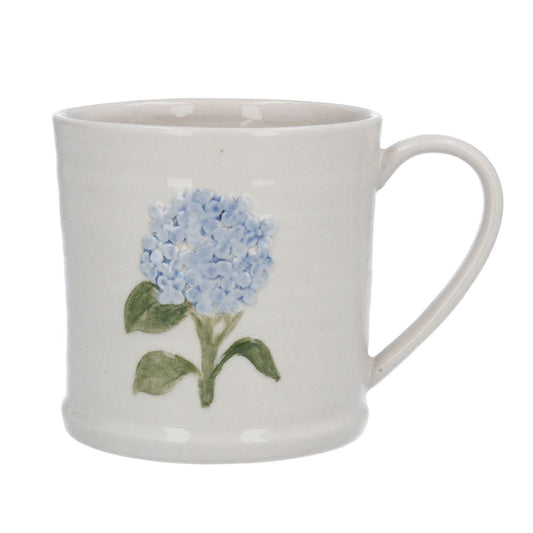 Blue Hydrangea Ceramic Mug 9cm - Bumble Living