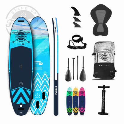 Blue Lagoon Pure Art 10'6 Inflatable Stand Up Paddle Board - SUP Starter Full Package - Bumble Living