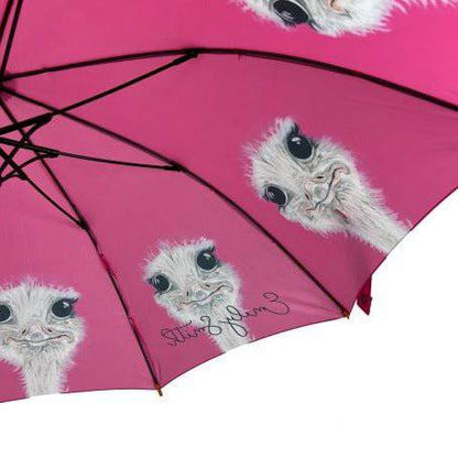 Camilla Ostrich Umbrella - Bumble Living