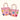 Circle Baby Pink Medium Tote Bag - Bumble Living