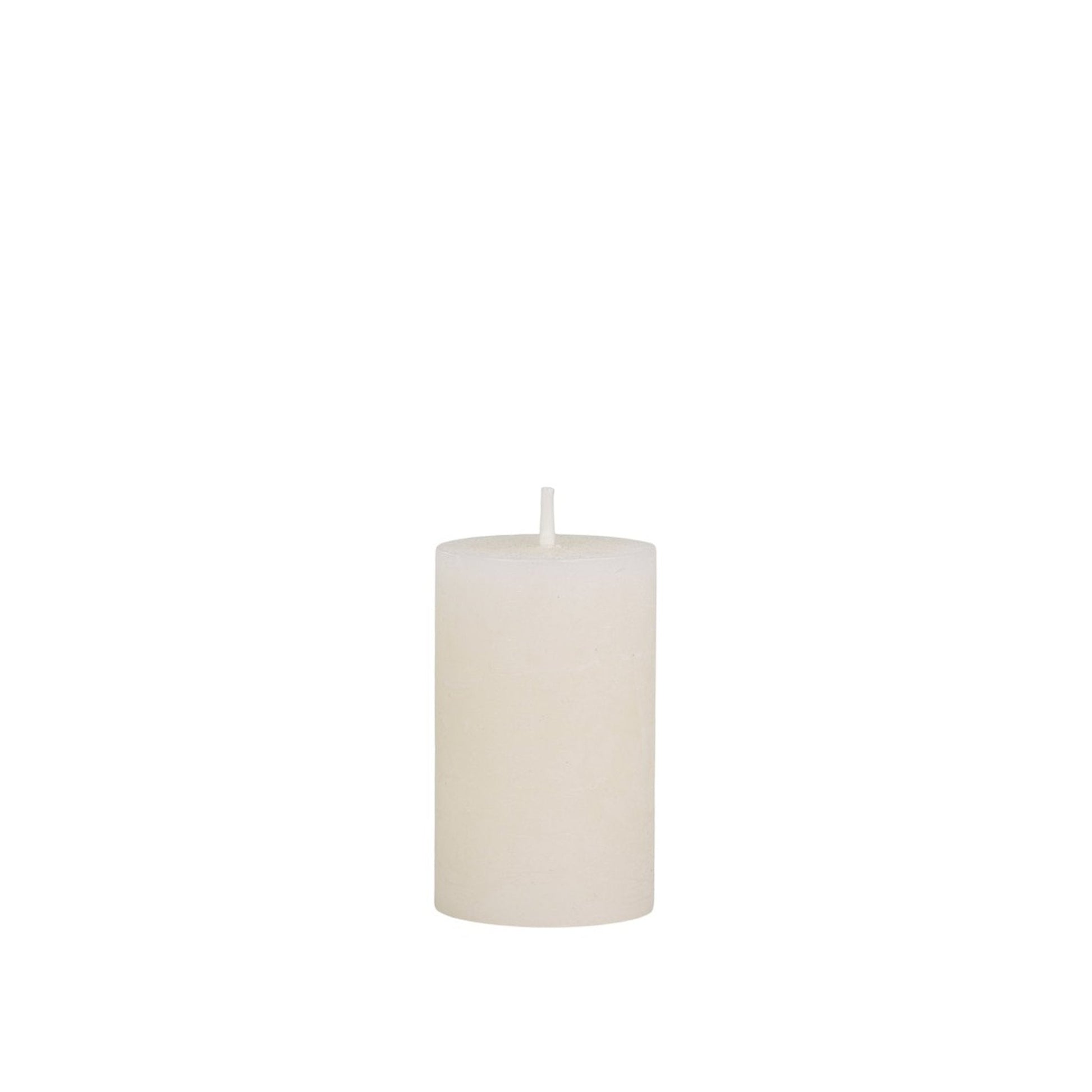 Cream Rustic Pillar Candle 16 hours - Bumble Living