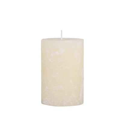 Cream Rustic Pillar Candle 90 hours - Bumble Living