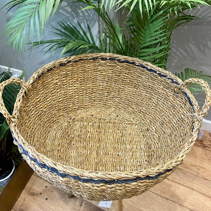 Extra Large Hogla Stripe Basket - Bumble Living