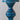 Inigo Prussian Blue Candle Stick - Bumble Living