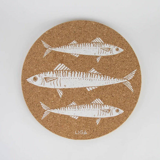 Mackerel Cork Placemat Set - Bumble Living