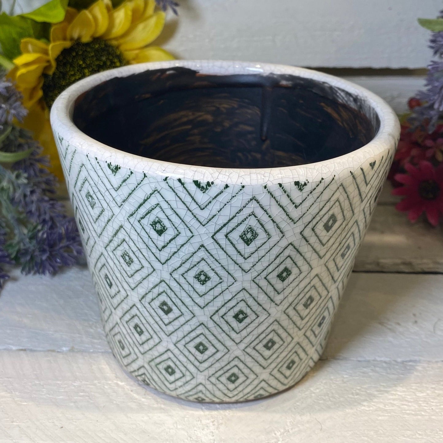 Old Style Dutch Pots Green - 6 Assorted Designs - Bumble Living