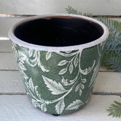 Old Style Dutch Pots Green - 6 Assorted Designs - Bumble Living