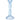 Pastel Blue Glass Candlestick 15cm - Bumble Living