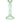 Pastel Green Glass Candlestick 20cm - Bumble Living