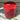 Rustic Pillar Candle Lipstick Red 100x100mm - Bumble Living