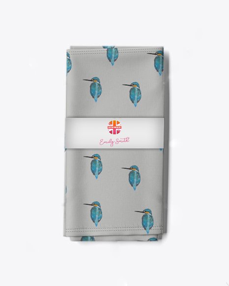 Skyla the Kingfisher Tea Towel - Bumble Living