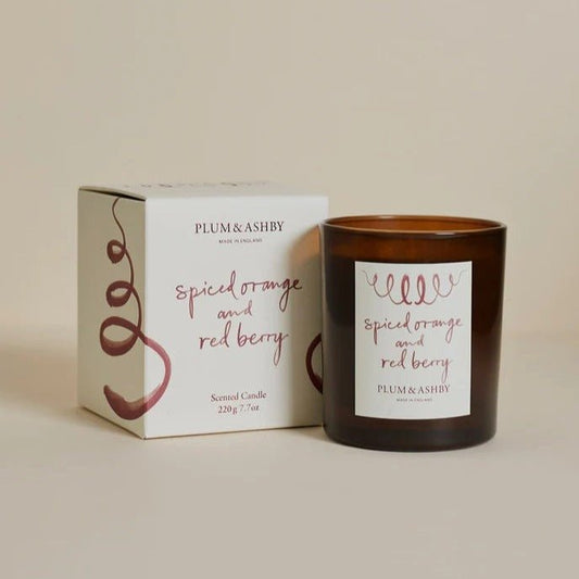 Spiced Orange & Red Berry Candle - Bumble Living
