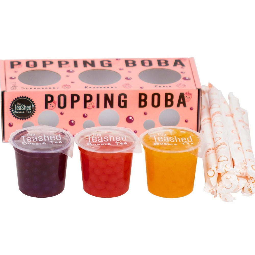 The TeaShed Popping Boba Pink Set for Bubble Tea - Bumble Living