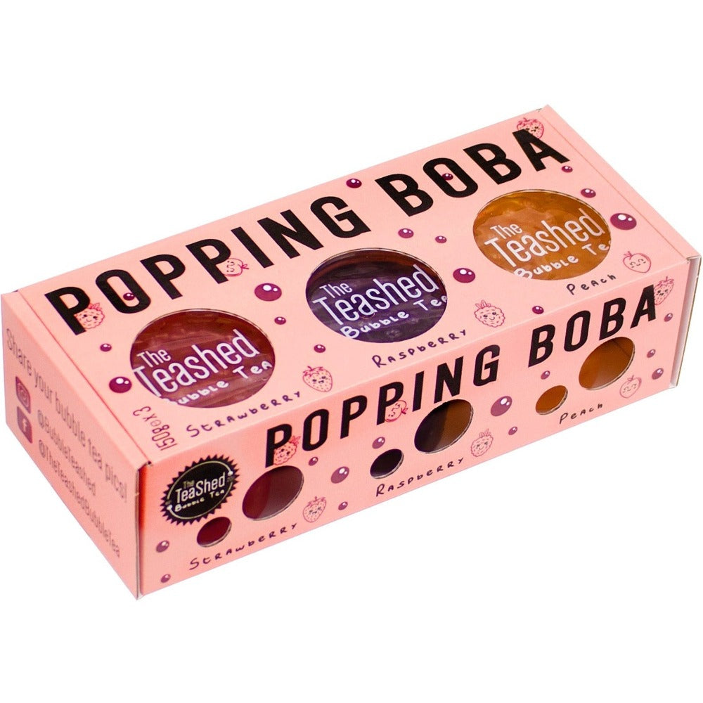 The TeaShed Popping Boba Pink Set for Bubble Tea - Bumble Living