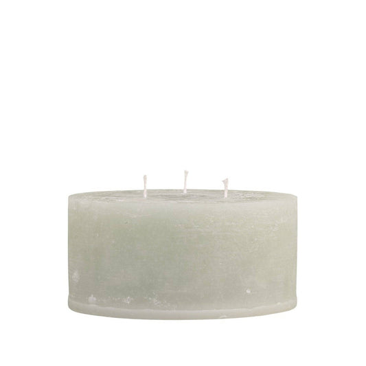 Verte Rustic 3 Wick Pillar Candle 42 hours - Bumble Living